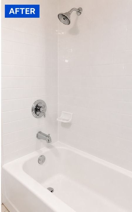 Same bathroom after deep cleaning by Deep Cleaning Experts
